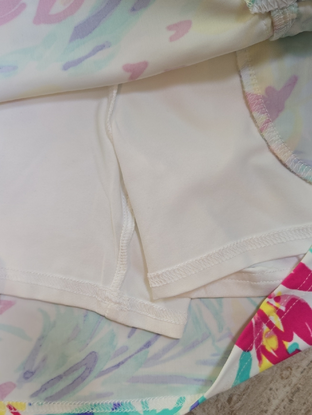 Aryeh Collection Tropical Print Swim/Leisure  Resort Wear Skort - Picture 6 of 10